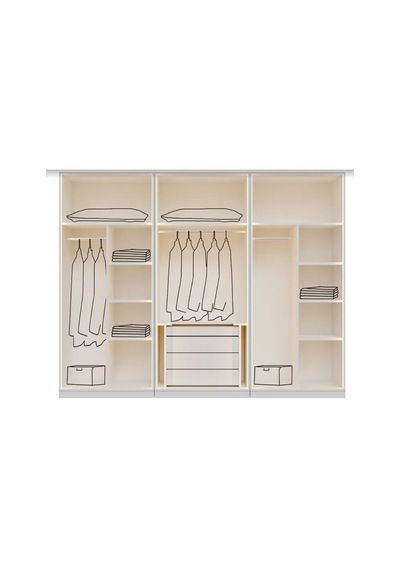 Milano Mdf 6 Kapılı Dolap Aytaşı