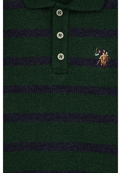 U.S. Polo Assn. Erkek Çocuk Yeşil Kazak /triko 50315627-vr054 Yesil