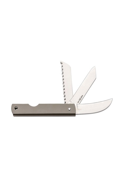 History Knife & Tool Japanese Army Pen Knife Saw & Hawkbill Kamp Çakı Gümüş