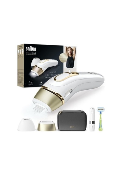 Braun Ipl Silk Expert Pro 5, Evde Tüy Alma, Çanta, Venus Tıraş Makinesi, 2 Başlık Ile,