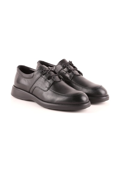 Lbr H1006 Erkek Deri Casual Ayakkabı Siyah