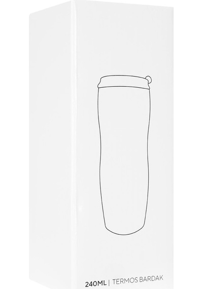 S-LINK SL-TM1975 MAT BEYAZ 420 ML İÇ 304 DIŞ 201 PASLANMAZ ÇELİK
