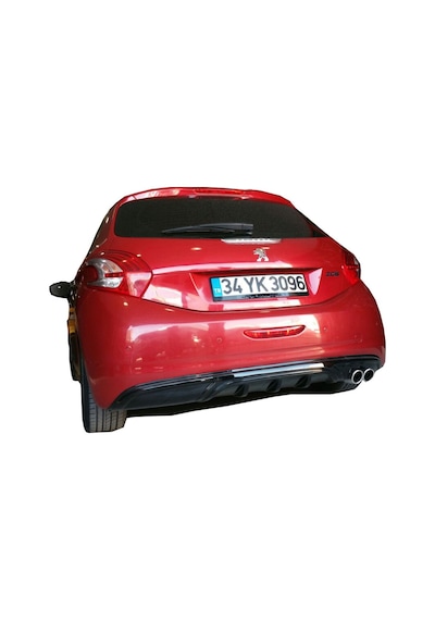 Peugeot 208 (2012-2015) Arka Tampon Eki - Difüzör (Plastik)