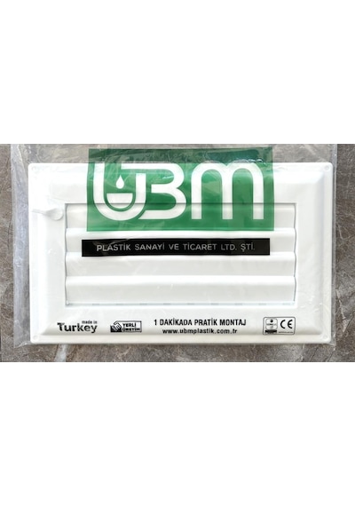 Ubm 30x50 Banyo Wc Havalandırma Menfezi Yapışkanlı Cam Menfez Hediyeli