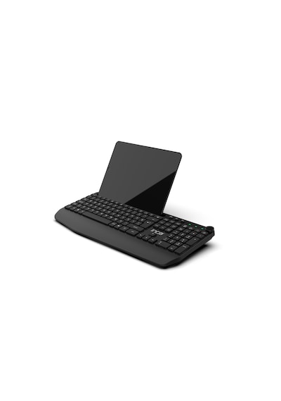 Ibk-272qu Kablosuz Q Ofis Klavye Çoklu Bağlantı Bluetooth 5.0 + 2.4ghz 114 Tuş Tablet Standlı