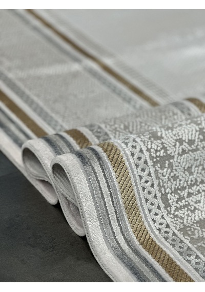 Woolen Halı Valentin Viscon Akrilik Halı 6258 Gold Renkli