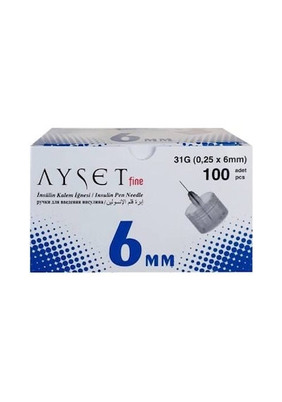 Ayset Insülin İğne Ucu 6 MM