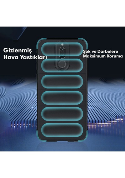 Cosmotex Newface Huawei Mate 10 Lite Kılıf Optimum Silikon - Siyah