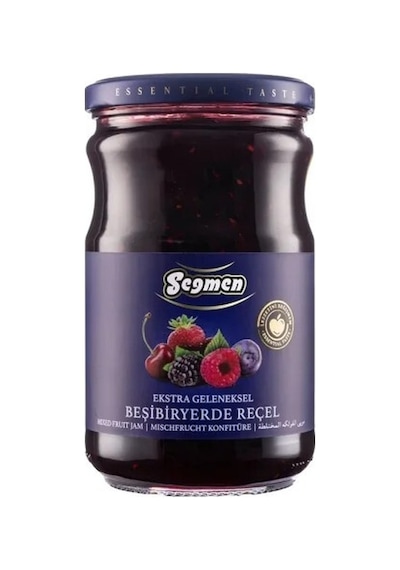 Seğmen Beşibiryerde Karışık Meyveler Reçeli Kavanoz 380 G