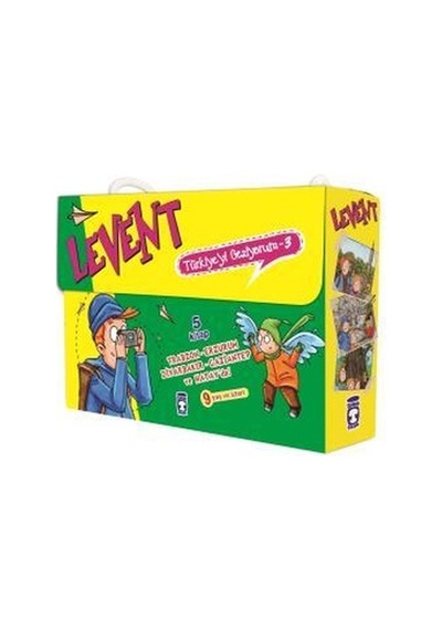 Levent Türkiyeyi Geziyorum 3 Set - 5 Kitap