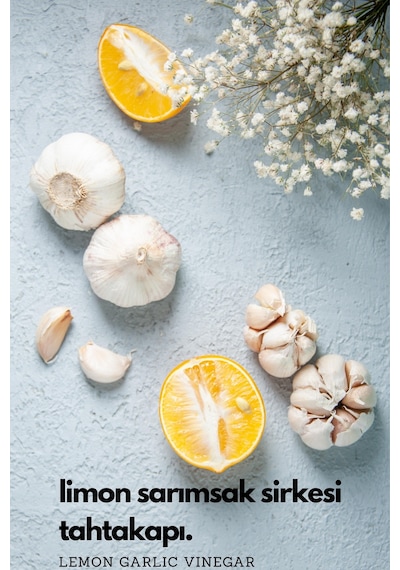 Tahtakapı Limon Sarımsak Sirkesi 5 L