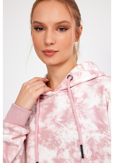 Alexander Gardi Alexandergardı Batik Desenli Kapüşonlu Şardonlu Oversize Sweatshirt Un-757a07 001