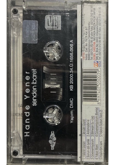 Plak Değildir Kaset Tir Kaset Hande Yener Senden İbaret Kaset