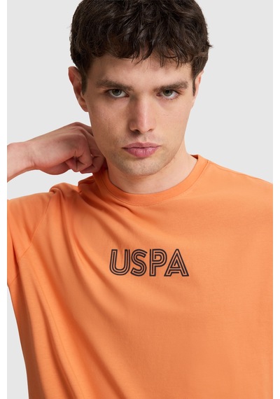 U.S. Polo Assn. U.s. Polo Assn. Erkek Turuncu Tişört Basic 50325245-vr051