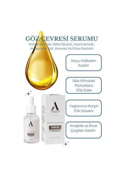 Anatolian International Göz Çevresi Bakım Serumu 30 ML
