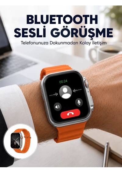 2025 Model Gelişmiş Özellikli Nabız Sensörlü Spor Takibi Yapabile