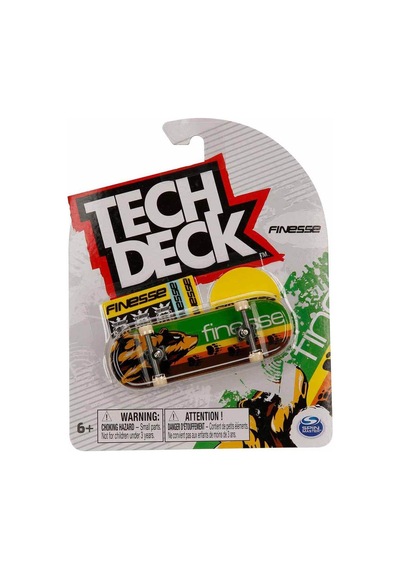 Tech Deck Parmak Kaykayı Tekli Paket 96 Mm Finesse Yeşil Pençe