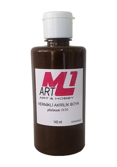 M1 Art Vernikli Akrilik Boya Kahve 140 ML