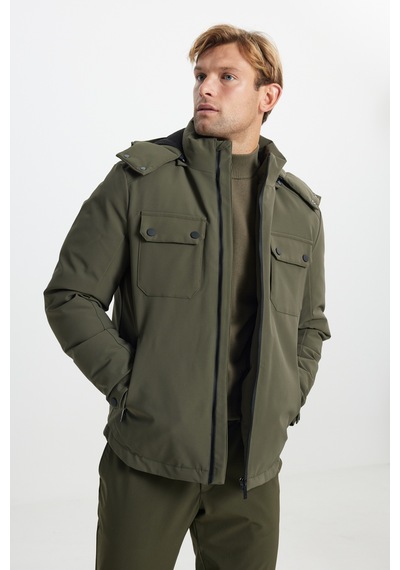 Ac&co Erkek Hakı Termometreli Standart Fit Normal Kesim Çıkma Kapüşonlu Yan Cepli Şişme Mont Haki Ac&co Erkek Hakı Termometreli Standart Fit Normal Kesim Çıkma Kapüşonlu Yan Cepli Şişme Mont Haki