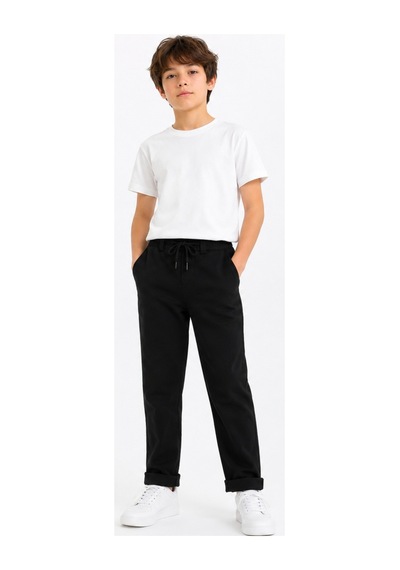 İrem Çocuk Giyim Erkek Çocuk /kız Çocuk Beli Lastikli Düz Renk Duble Paça Cepli Siyah Renk Okul Eşofman Altı Siyah İrem Çocuk Giyim Erkek Çocuk /kız Çocuk Beli Lastikli Düz Renk Duble Paça Cepli Siyah Renk Okul Eşofman Altı Siyah