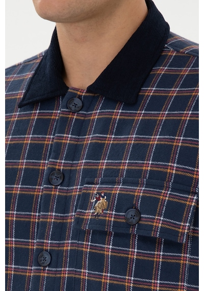 U.s. Polo Assn. Erkek Lacivert Gömlek Desenli 50316574-vr033 Lacivert