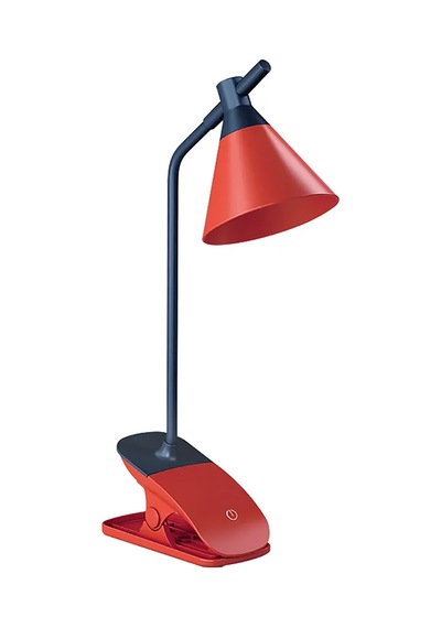 Klipsli Dokunmatik Ayarlanabilir Led Işık Masa Lambası Kırmızı Ys-580 Kırmızı