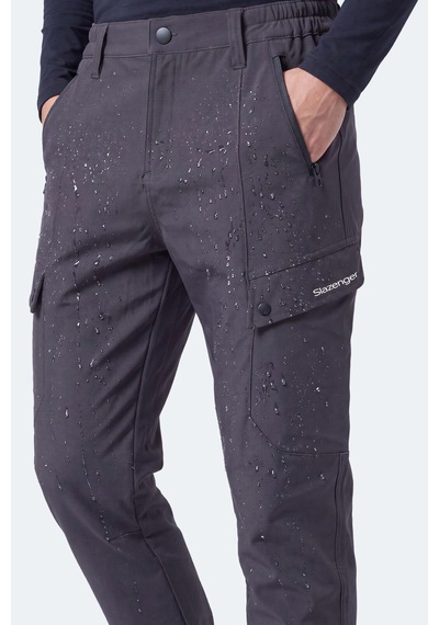Slazenger Clımax I Erkek İçi Polarlı Rüzgar Ve Su Geçirmez Softshell Antrasit Pantolon
