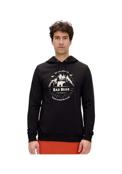 Bad Bear 24.02.12.011 Steve Hoodie Sweatshirt Siyah 001