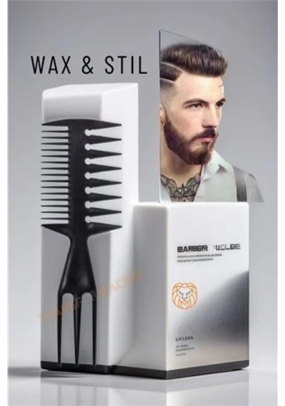 3 Modelli Geniş Dişli Saç Şekillendirme Tarağı - Saç Ayırıcı Tarak Stil Ve Wax Tarağı 716458