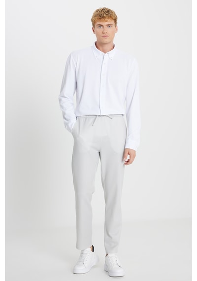 AC&Co / Altınyıldız Classics Erkek Grı Pamuklu Standart Fit Normal Kesim Beli Bağlamalı Yan Cepli Jakarlı Eşofman Altı Gri AC&Co / Altınyıldız Classics Erkek Grı Pamuklu Standart Fit Normal Kesim Beli Bağlamalı Yan Cepli Jakarlı Eşofman Altı Gri