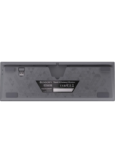 Thock V2 Compact Wireless %60 Yellow Switch Argb Kablosuz İngilizce Gaming Klavye Ey5a132