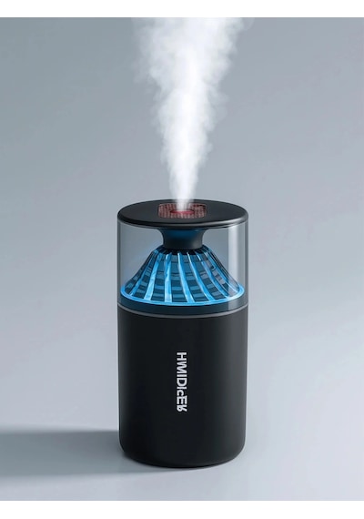 Rgb Işıklı Ultrasonik Hava Nemlendirici Sessiz Çalışan Mini Masaüstü Difüzör