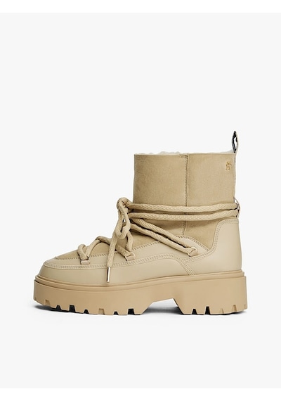 Tommy Hilfiger Kadın Bot Fw0fw08996acc Bej