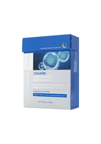 Farmstay Collagen Water Full Moıst Sleepıng Mask Kolajenli Nemlendirici Gece Maskesi 4 Ml 20 Adet