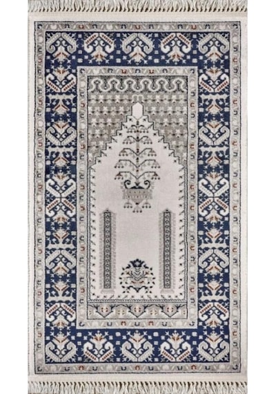 Gümüşsuyu Zara 17434 Tozumaz Seccade 80x130 - Mavi