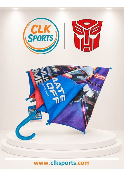 Clk Sports Transformers Lisanslı Çocuk Şemsiyesi + Lisanslı Gözlük Ikili Set Buz - Lacivert