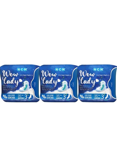 Wow Lady Gece Set 3 x 8'li
