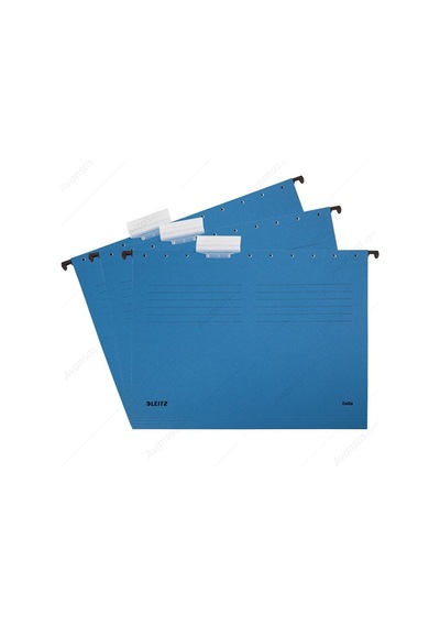 Leitz Askılı Dosya Telsiz Delta Karton A4 Mavi 6515