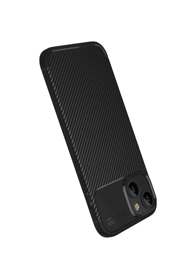 Newface Apple Uyumlu iPhone 15 Kılıf Auto Focus Karbon Kapak - Siyah