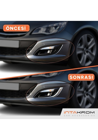 Opel Astra J Krom Sis Farı Çerçevesi 2 Parça 2012- 2019