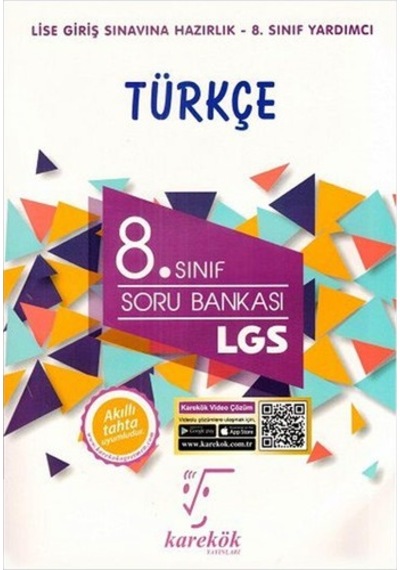 Karekök Yayınları 8.sınıf Lgs Türkçe Soru Bankası