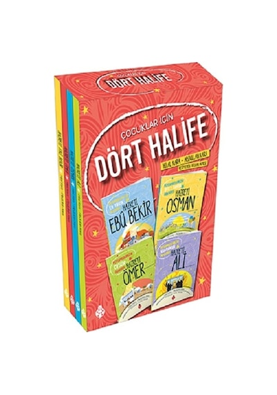 Dört Halife-Çocuklar İçin 4 Kitap - Hilal Kara -  Abdullah Kara - Uğurböceği