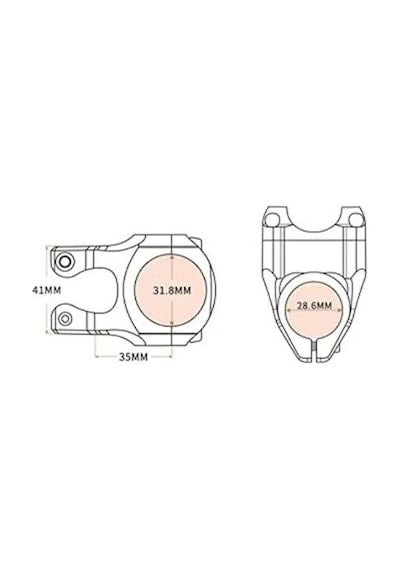 Lunje Alüminyum 31,8mm Mtb Freeride Gidon Boğazı Bisiklet Gidon Boğazı Pink Gold Çift Renk Boğaz Turuncu