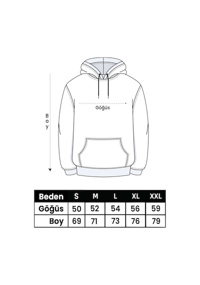 Caddekombin Gülen Yüz Baskılı Yumuşacık Sweatshirt Siyah