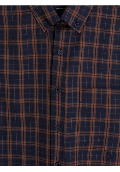 Lcwaıkıkı Classic Kahverengi Regular Fit Gabardin Erkek Gömlek