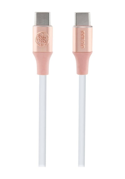Guess PD Type-C  3A 1.5 M Şarj Kablosu Pembe
