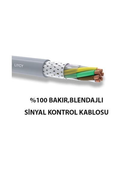 12X1 Lıycy Blendajlı %100 Bakır Kablo 1 M