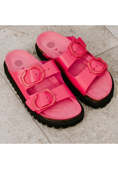 Terlik Kadın Galıa G104836 Genuins Leather Fuchsia Leather Fuchsia Fuşya