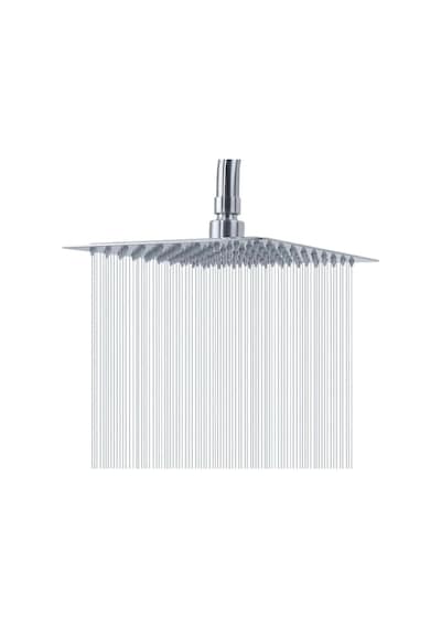 Tepe Slim Duş Başlığı, 304 Paslanmaz Çelik, Metal 25 Cm Kare Slim Model Standart