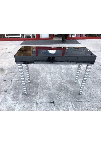 Elma Dresuar 110 Cm Ahşap  Boyalı Gri